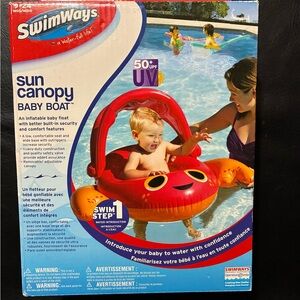 SwimWays Sun Canopy Baby Boat